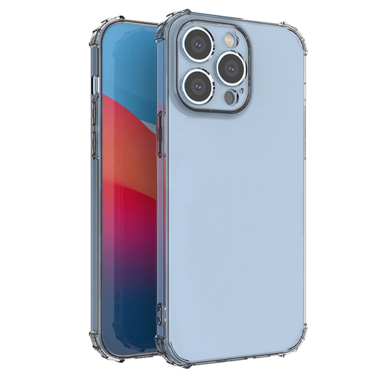 For iPhone 14 Pro Max Shockproof Transparent TPU Phone Case