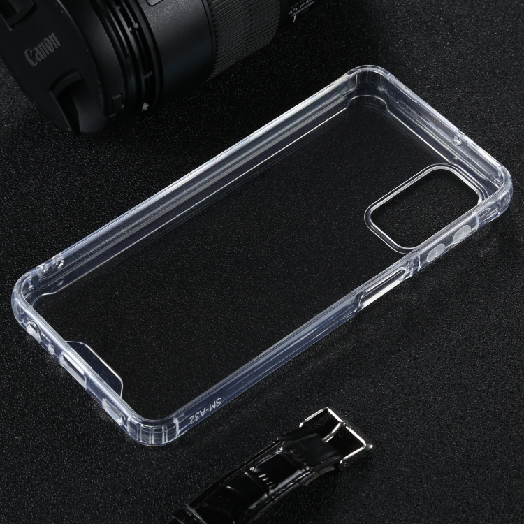 For Samsung Galaxy A32 4G Four-corner Shockproof Transparent Phone Case