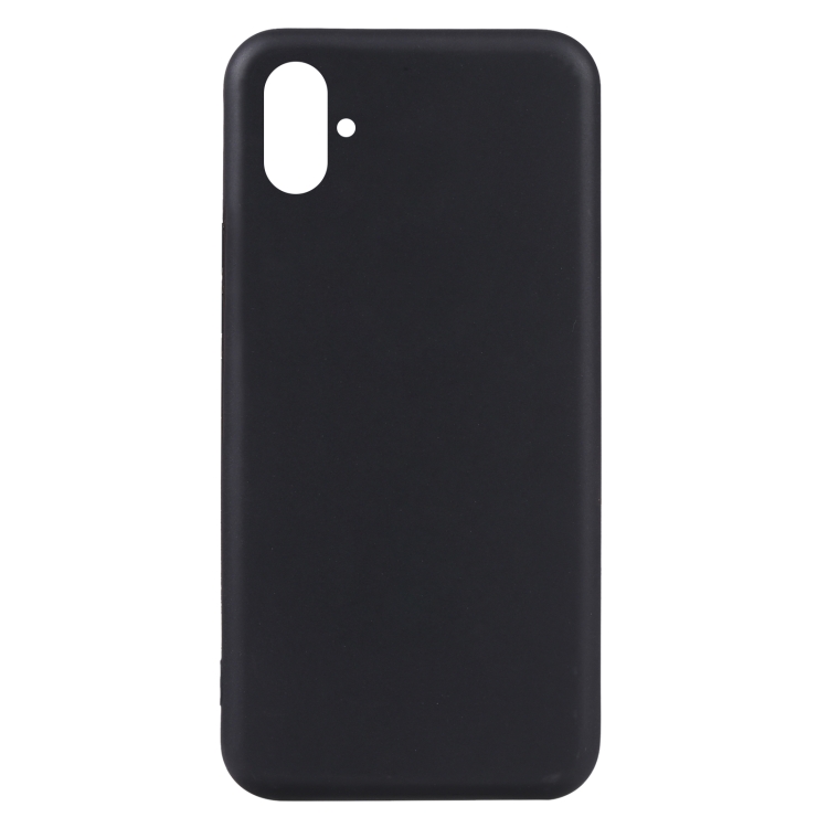 For Samsung Galaxy F04 TPU Phone Case(Black)