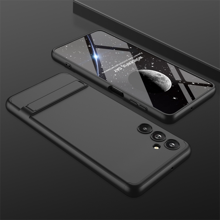 For Samsung Galaxy F54 GKK Three Stage Splicing Full Coverage PC Phone Case(Black)