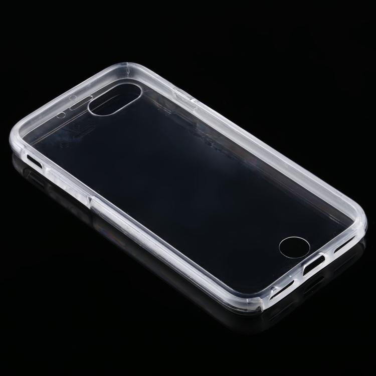 For iPhone 8 & 7 PC+TPU Ultra-Thin Double-Sided All-Inclusive Transparent Case