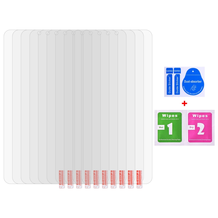 For Samsung Galaxy S25 5G 10pcs 0.18mm 9H 2.5D Tempered Glass Film, Support Fingerprint Unlocking