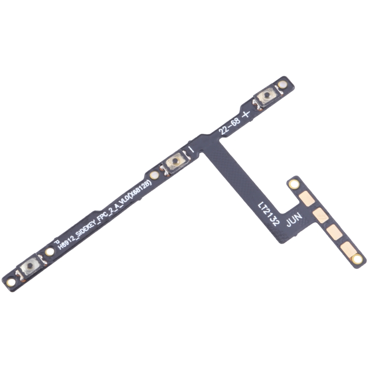 For Infinix Hot 11s NFC OEM Power Button & Volume Button Flex Cable