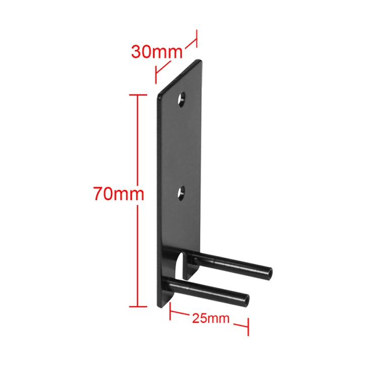 For Bose LifeStyle 650 Rear Surround Speaker Metal Wall-mounted Bracket(Black)