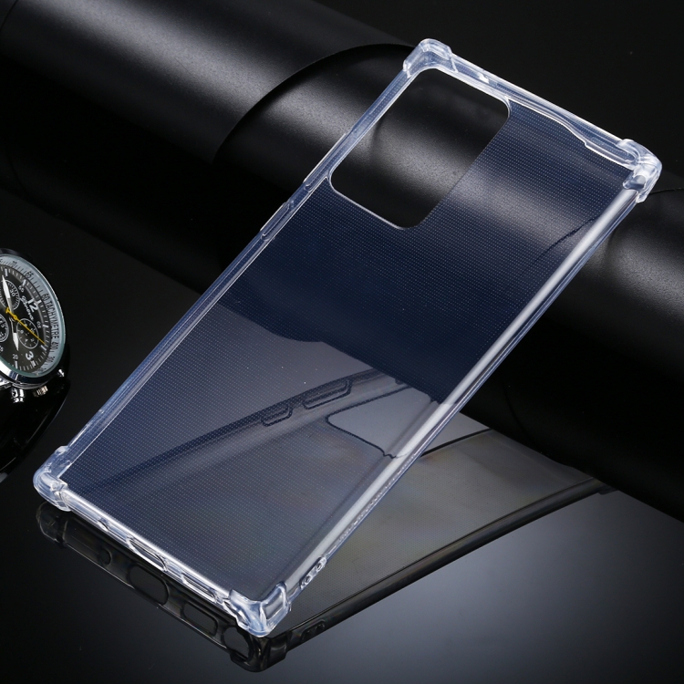 For Samsung Galaxy Note20 Ultra Four-Corner Anti-Drop Ultra-Thin TPU Case(Transparent)