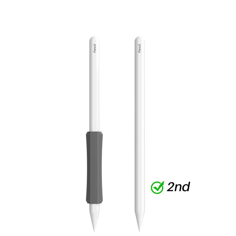 LC03-X 3pcs / Set Stylus Silicone Protective Grip Cover for Apple Pencil 2 / Pro / USB-C(White+Grey+Black)