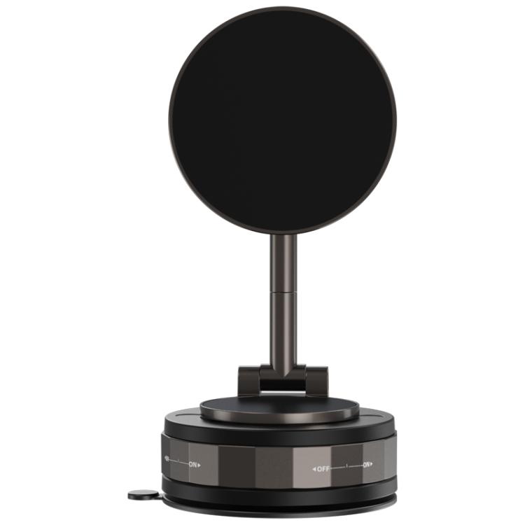 CCT30-2F Rotating Vacuum Adsorption Magnetic Car Phone Holder(Black)