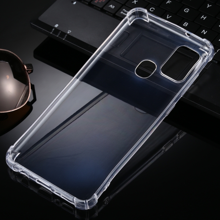 For Samsung Galaxy A21s Four-Corner Anti-Drop Ultra-Thin TPU Case
