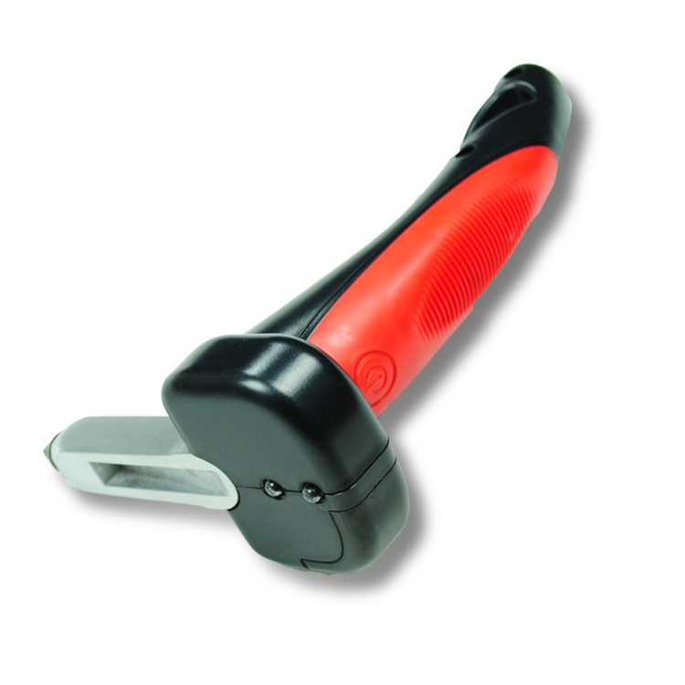 Car Cane Handle Portable Mobility Aid Flashlight Belt Cutter Glass Breaker Emergency Escape Tools