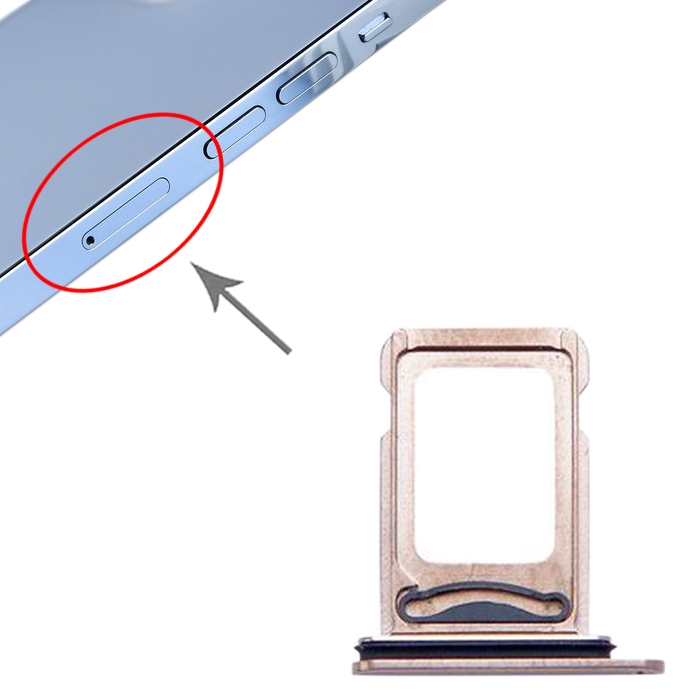SIM+SIM Card Tray for iPhone 13 Pro Max(Gold)