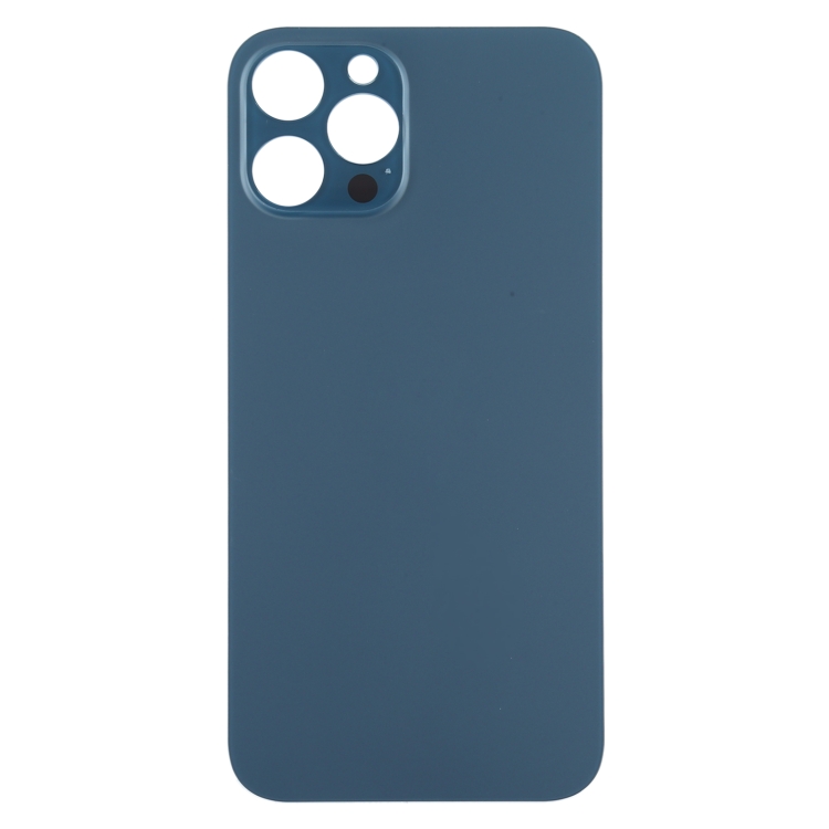Easy Replacement Big Camera Hole Battery Back Cover for iPhone 12 Pro Max(Blue)