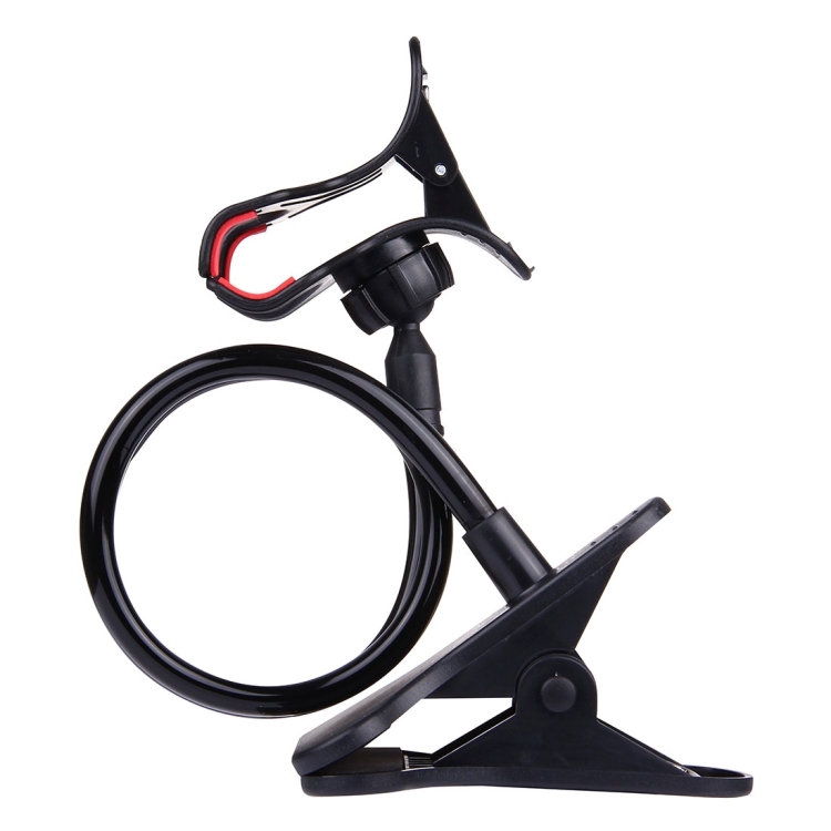 Universal Multifunctional Flexible Long Arm Lazy Bracket Desktop Headboard Bedside Car Phone Holder Stand Tablet Mount(Black)