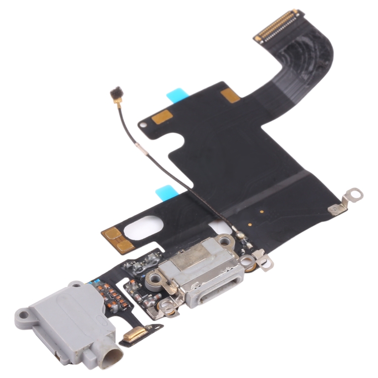 Original Charging Port Flex Cable for iPhone 6 (Dark Gray)