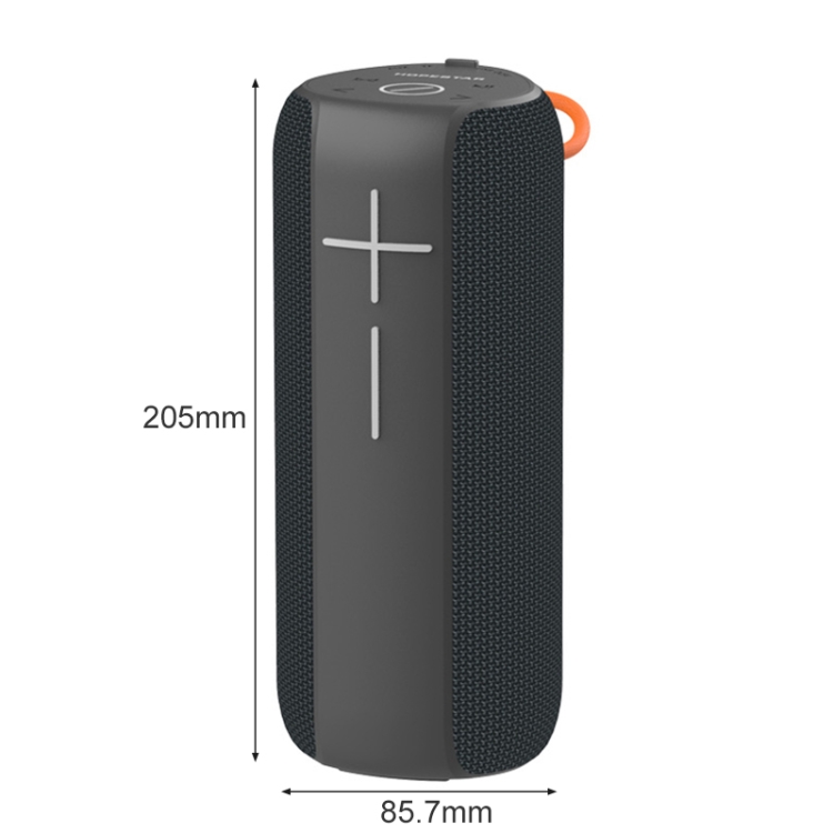 HOPESTAR P14 Pro Portable Outdoor Waterproof Wireless Bluetooth Speaker, Support Hands-free Call & U Disk & TF Card & 3.5mm AUX & FM (Black)