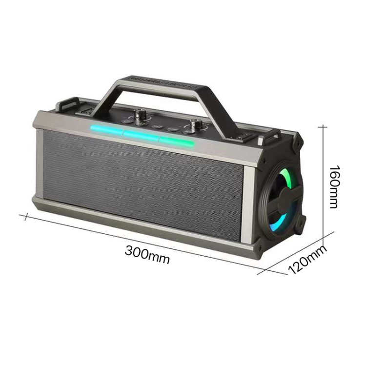 L202 Portable Outdoor Wireless Bluetooth Speaker Home Karaoke Speaker, Style: Single Mic
