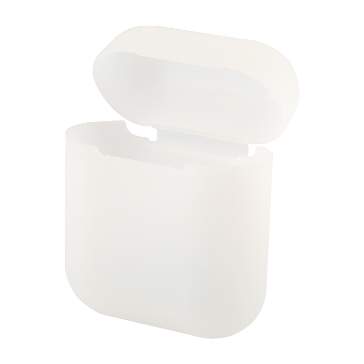 Portable Wireless Bluetooth Earphone Silicone Protective Box Anti-lost Dropproof Storage Bag for Apple AirPods 1/2(Earphone is not Included)(Fluorescent Green)