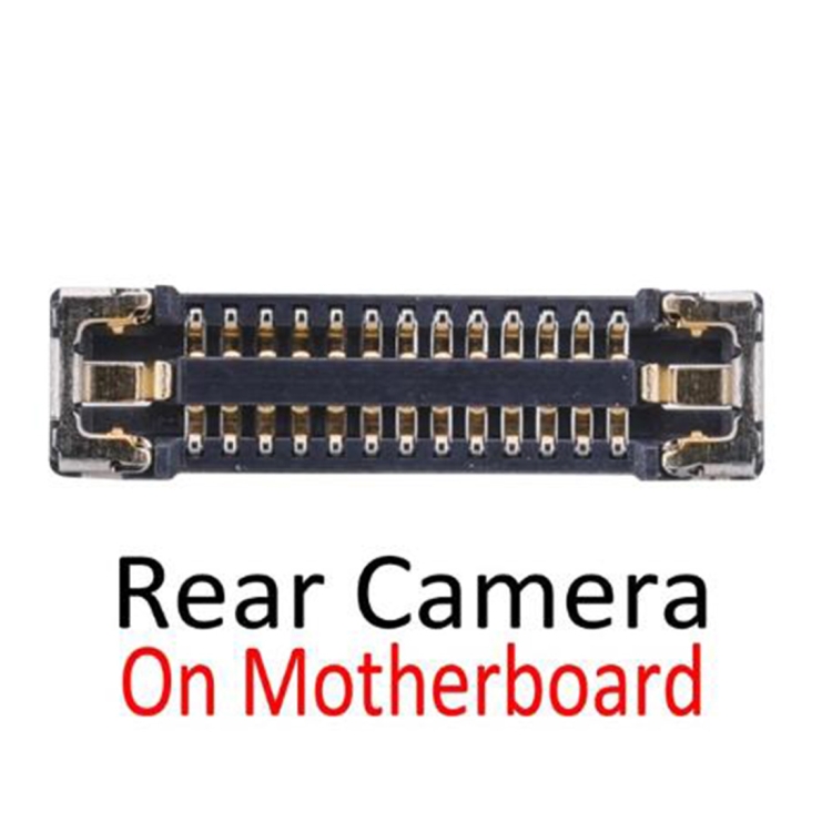 Rear Back Camera FPC Connector On Motherboard for iPhone X