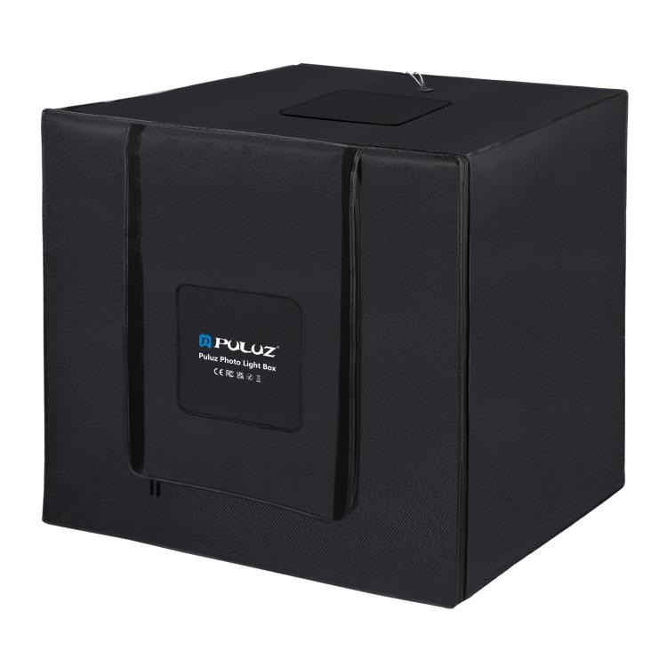 PULUZ 80cm Folding Portable 90W 14000LM High CRI White Light Photo Lighting Studio Shooting Tent Box Kit with 4 Colors Black, White, Orange, Green Backdrops (US Plug)