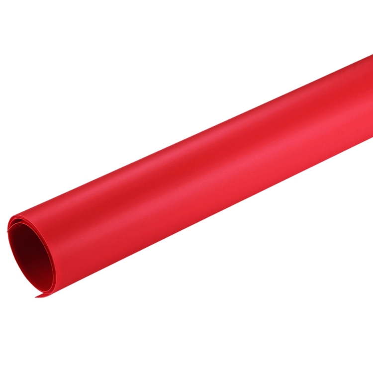 PULUZ Photography Background PVC Paper Kits for Studio Tent Box, Size: 121cm x 58cm(Red)