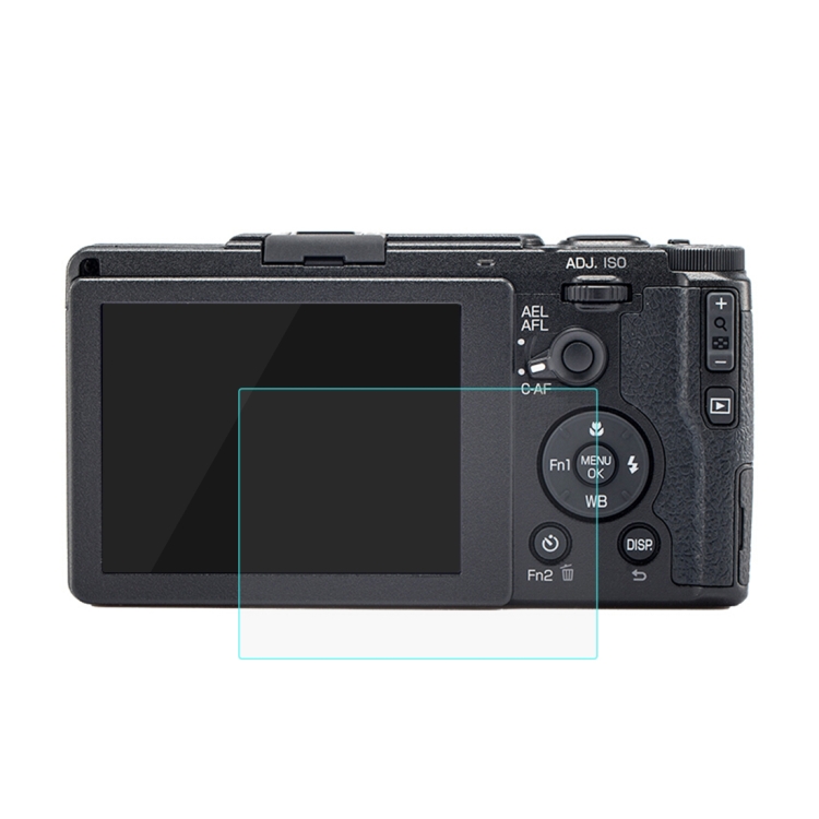 PULUZ 2.5D 9H Tempered Glass Film for Ricoh GR II /  GR, Compatible with Casio ZS29 / ZS28 / ZS27 / Z550, Panasonic SZ10, Sony A58 / 55 / DSC-WX60 / DSC-W730, Canon IXY210 / A3300 /  SX70 / S