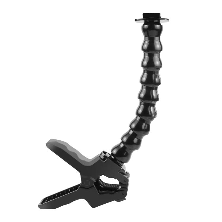 PULUZ Action Sports Cameras Jaws Flex Clamp Mount with Phone Clamp (Black)