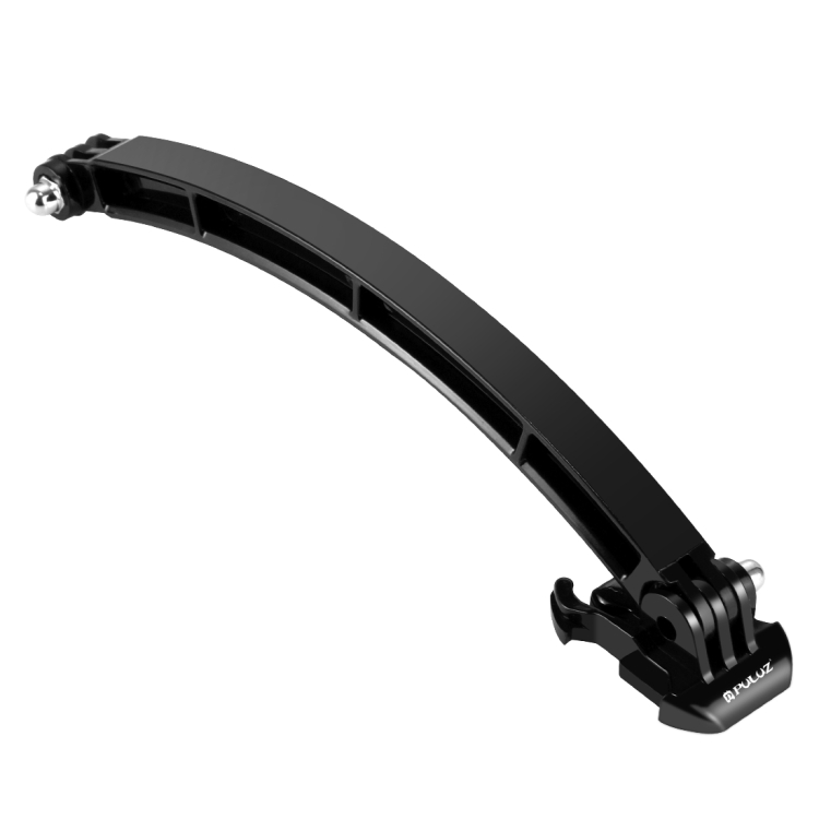PULUZ Outdoor Motorcycle Cycling Helmet Extension Arm Set for PULUZ Action Sports Cameras Jaws Flex Clamp Mount for GoPro, Insta360, DJI and Other Action Cameras