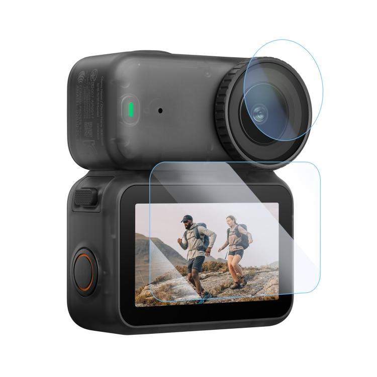 For DJI Osmo Nano PULUZ Tempered Glass Screen Film with Lens Hydrogel Film (Transparent)