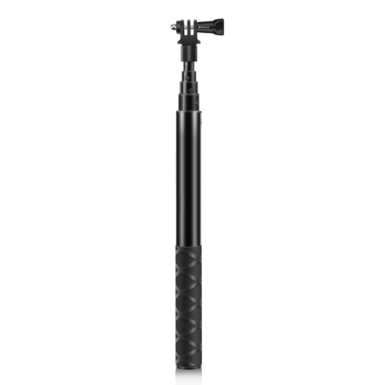 PULUZ 110cm Metal Selfie Stick Monopod with Invisible Adapter Base & Screw for Insta360 One RS / X2 / X3 / X4 / DJI Osmo 360