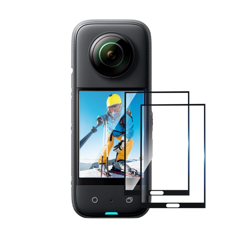 For Insta360 X3 PULUZ 2pcs Curved  HD Screen Film(Transparent)