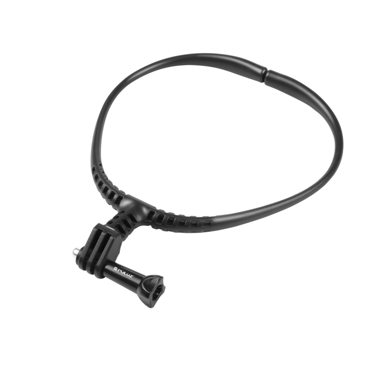PULUZ Lazy Adjustable Neck Bracket for GoPro Action Cameras (Black)