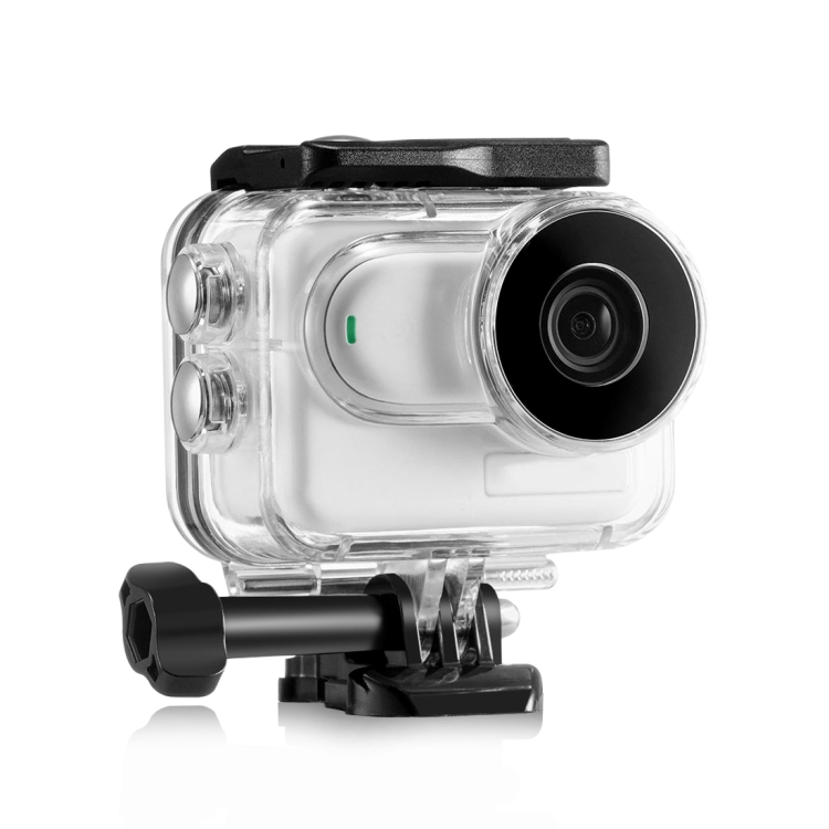 For Insta360 GO 3  / GO 3S PULUZ 60m Underwater Waterproof Housing Case with Base Adapter & Screw (Transparent)