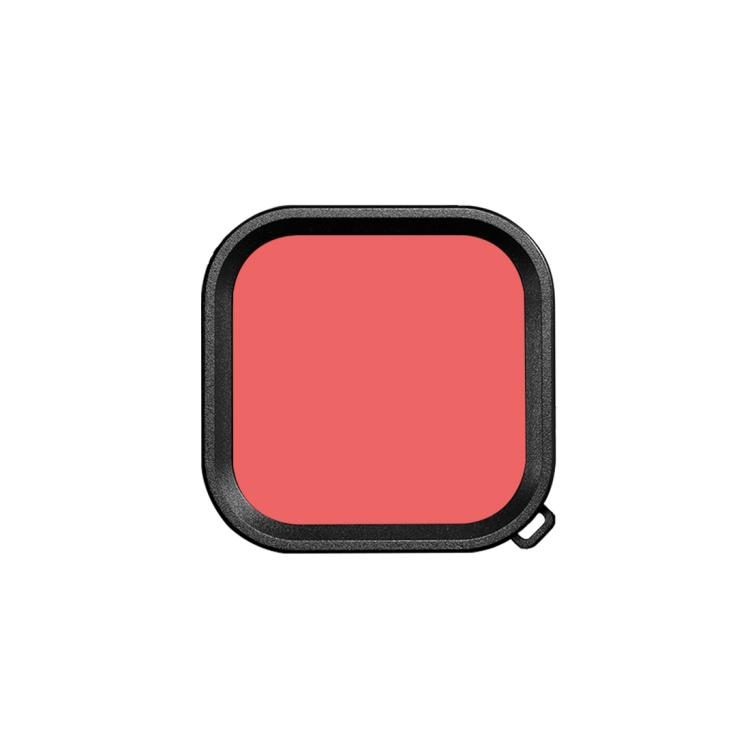 PULUZ Square Housing Diving Color Lens Filter For GoPro HERO13 Black /12 Black /11 Black /10 Black /9 Black, Only for PU527 Diving Case(Pink)