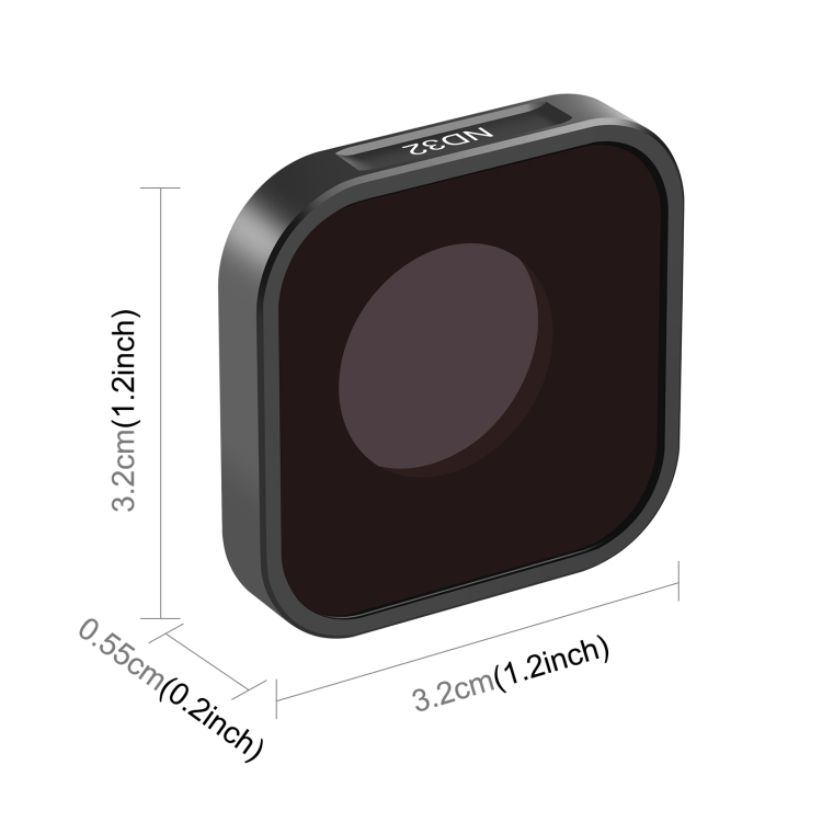 PULUZ Action Camera ND32 Lens Filter For GoPro HERO13 Black /12 Black /11 Black /11 Black Mini /10 Black /9 Black