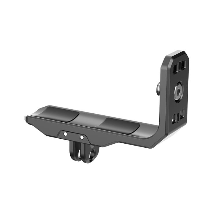 For Insta360 X4 / X5 PULUZ Vertical Horizontal Shooting Quick Release Metal  L Bracket (Black)