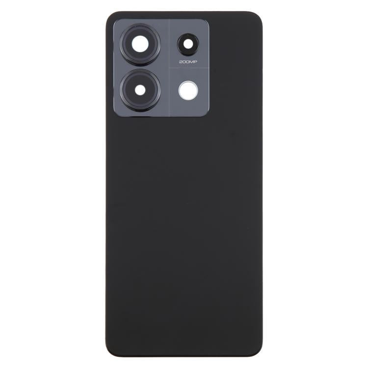For Xiaomi Redmi Note 13 Pro 5G OEM Back Cover with Camera Lens Cover(Black)