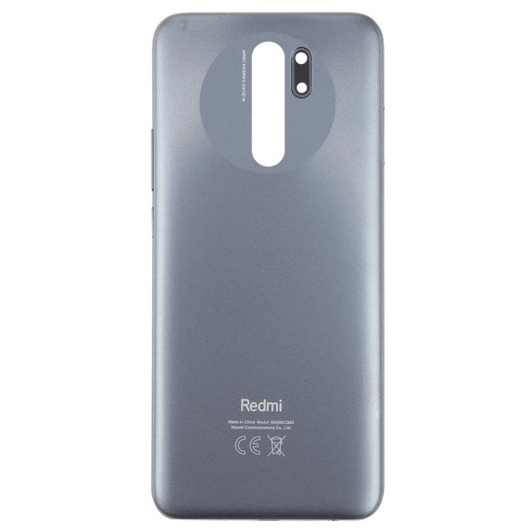 For Xiaomi Redmi 9 OEM Plastic Back Cover(Gray)