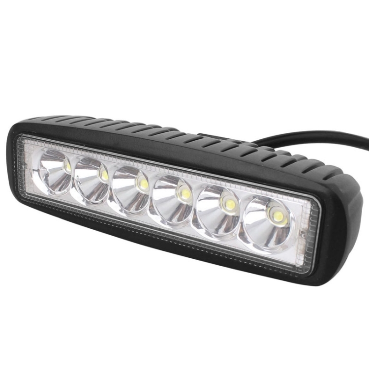 18W 1440LM Epistar 6 LED White Slot Beam Car Work Lamp Bar Light Waterproof IP67, DC 10-30V