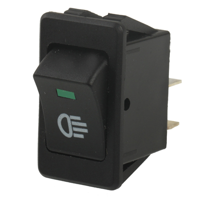 Car Fog Light Switch for Racing Sport (Vehicle DIY)(Green Light)