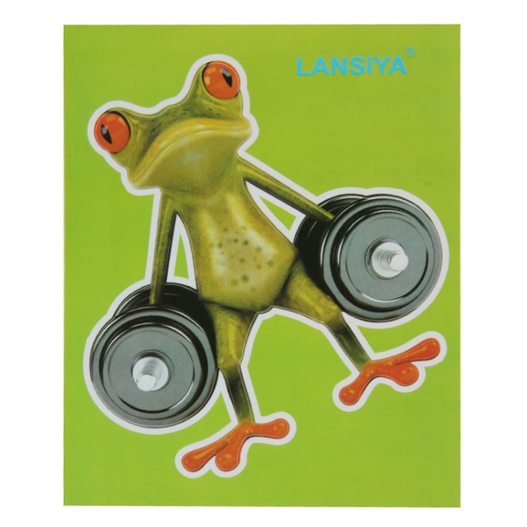 Frog Pattern Car Sticker, Size: 15.5x12.5 cm