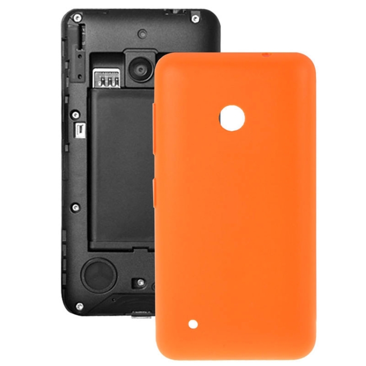 Solid Color Plastic Battery Back Cover for Nokia Lumia 530/Rock/M-1018/RM-1020(Orange)