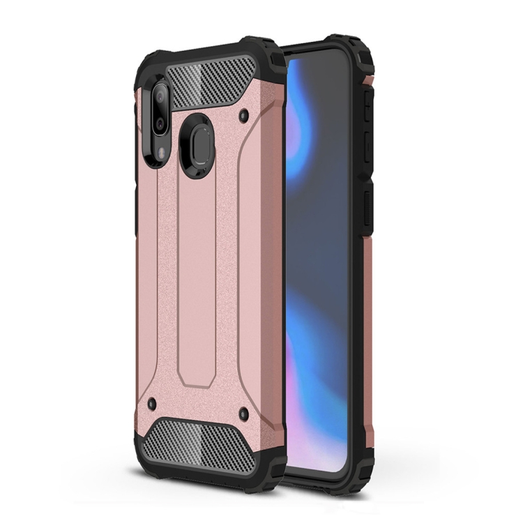 Magic Armor TPU + PC Combination Case for Galaxy A40 (Rose Gold)