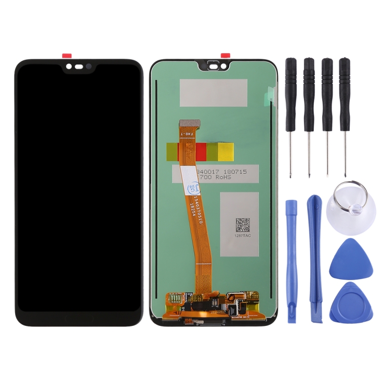Original LCD Screen for Huawei Honor 10 with Digitizer Full Assembly, Supporting Fingerprint Identification (Black)