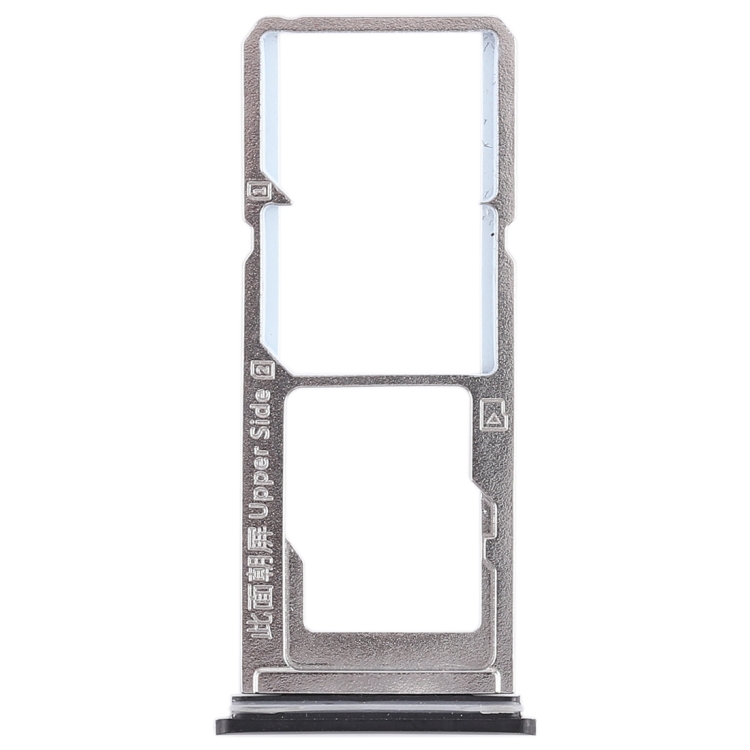 For Vivo Y85 / Z1 / Z1i / V9 Youth / V9 2 x SIM Card Tray + Micro SD Card Tray (Black)