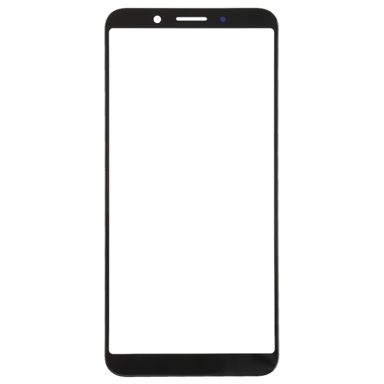 For OPPO A83 Front Screen Outer Glass Lens (Black)