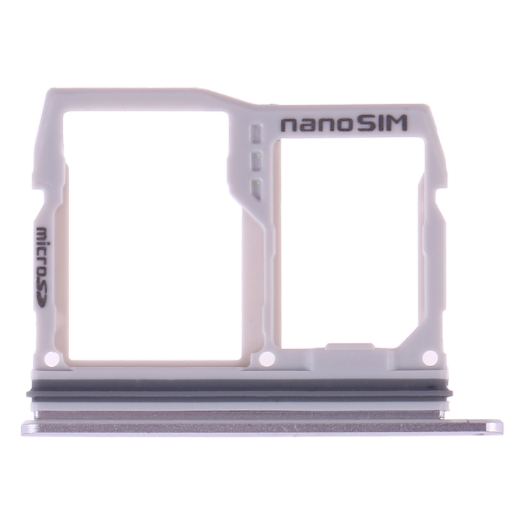 SIM Card Tray + Micro SD Card Tray for LG G6 H870 H871 H872 LS993 VS998 US997 H873 (Silver)