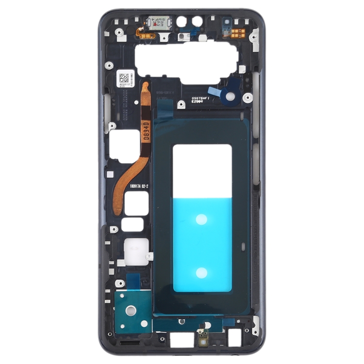 Front Housing LCD Frame Bezel Plate for LG V40 ThinQ (Black)