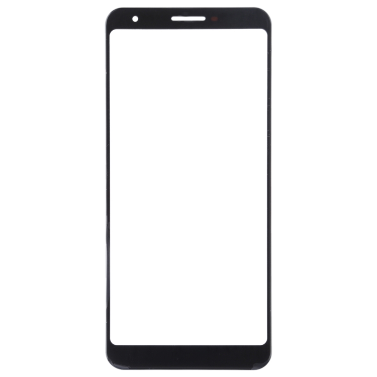 Front Screen Outer Glass Lens for Google Pixel 3a XL(Black)