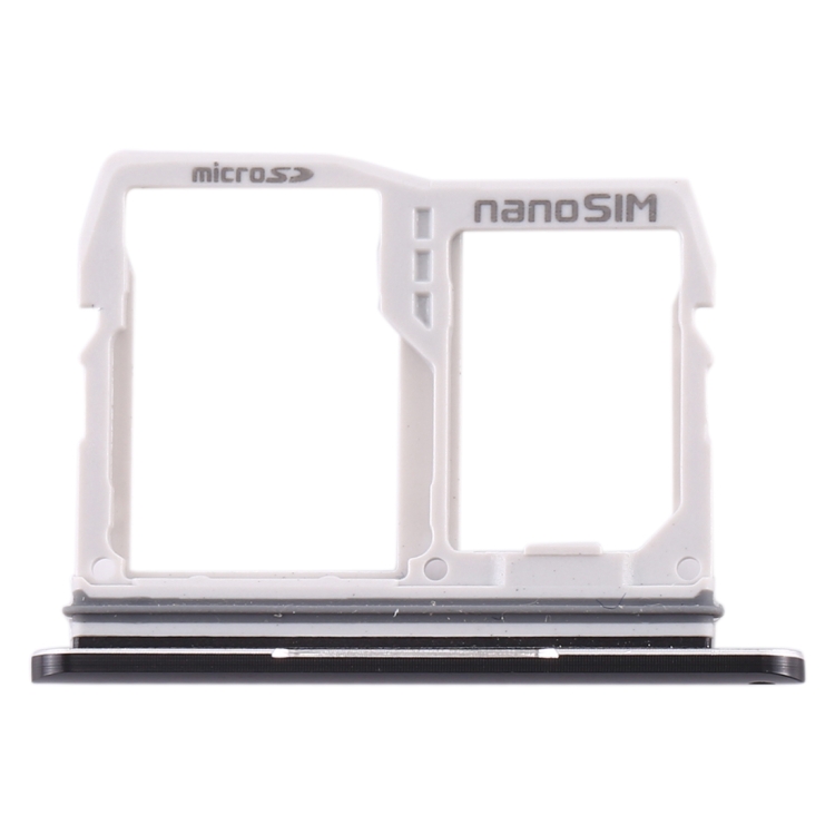 SIM Card Tray + Micro SD Card Tray for LG V50 ThinQ 5G(Black)