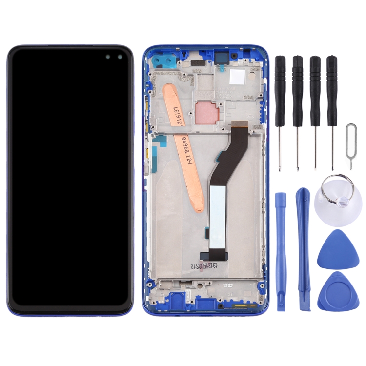 Original LCD Screen for Xiaomi Redmi K30 5G Digitizer Full Assembly with Frame(Black)
