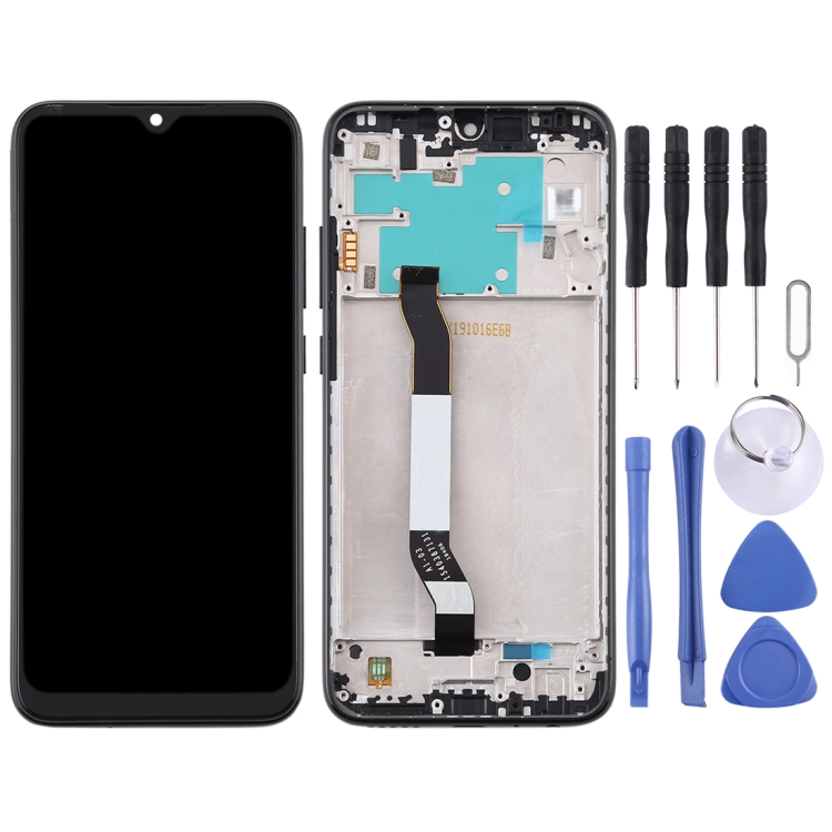 TFT LCD Screen for Xiaomi Redmi Note 8 Digitizer Full Assembly with Frame(Black)